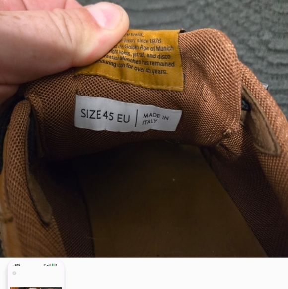 Authentic MCM Skywonder Lo Sneakers Size 12 (1000 Dollar Retail!) Made In Italy - Picture 4 of 6